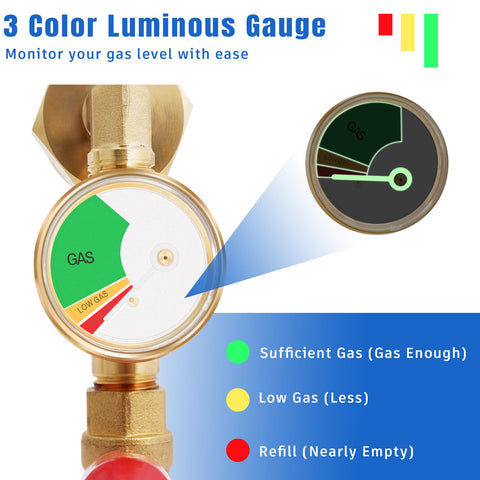 Igaper solid brass connection provides a secure, leak-free transfer.