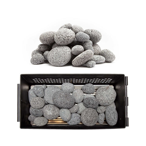 Ignik FireCan 5.5 lb lava stone bundle ready to upgrade your fire pit.