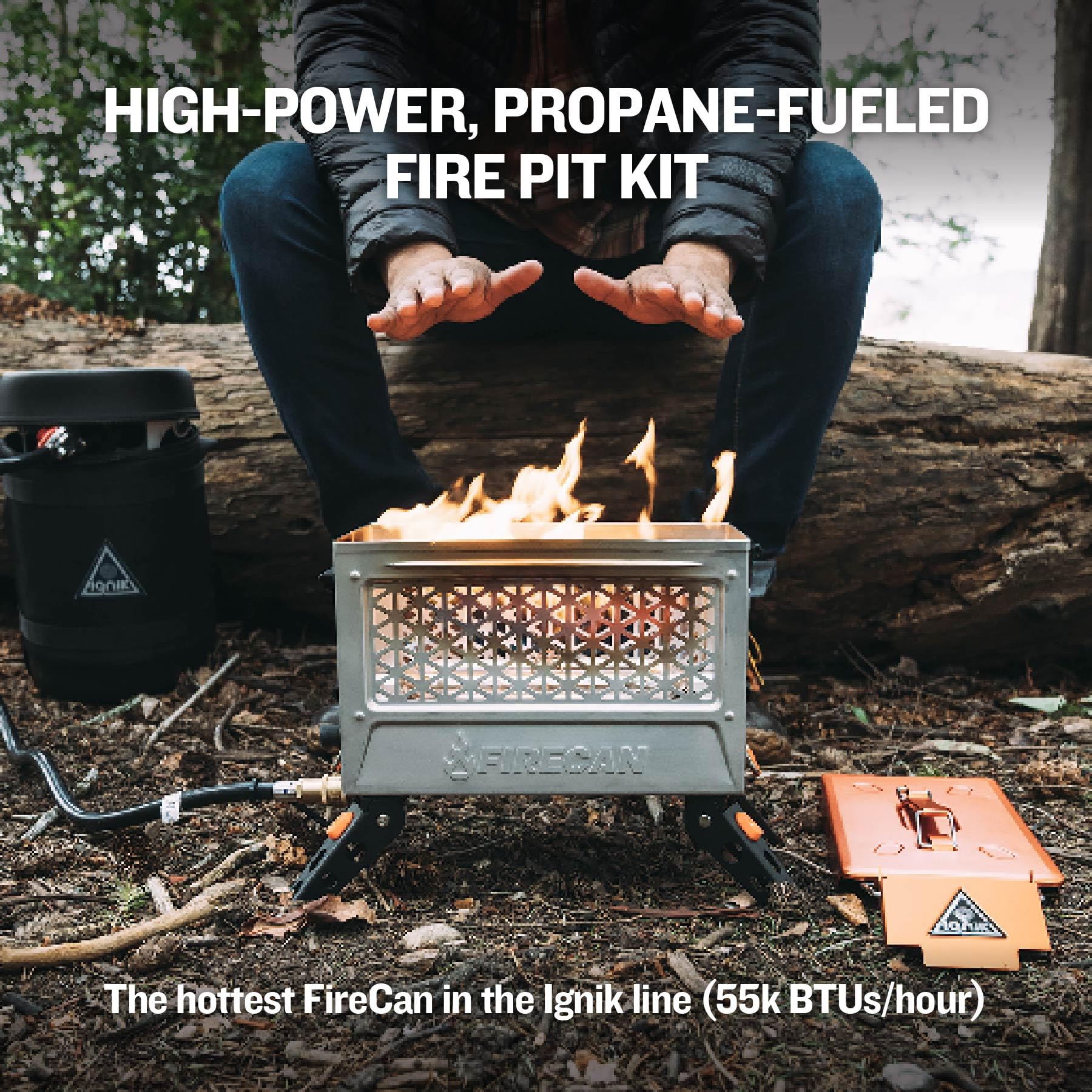 Ignik FireCan Elite durable ammo-can design ensures rugged portability.