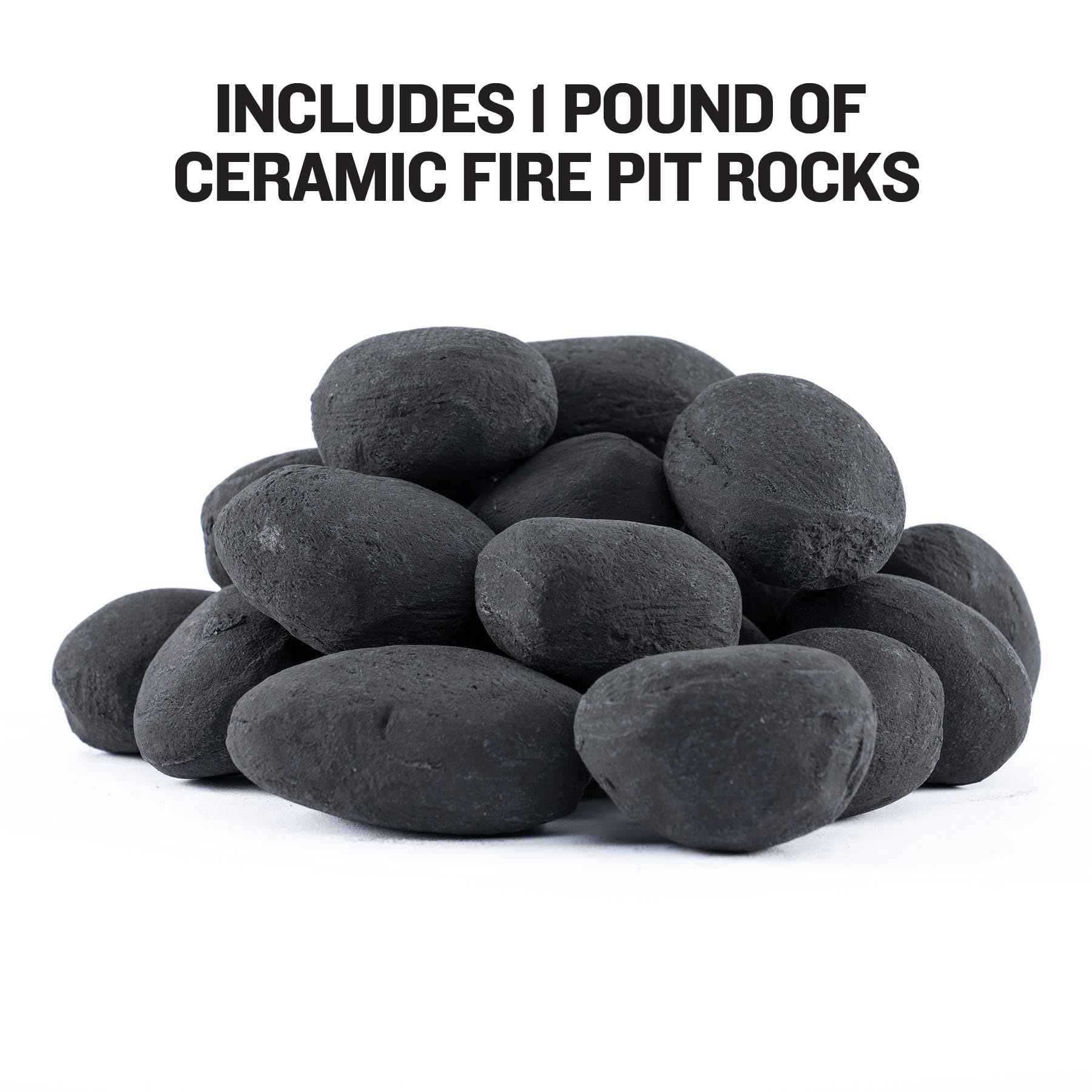 Ignik Moon Rocks demonstrate nesting in a FireCan for ambiance.