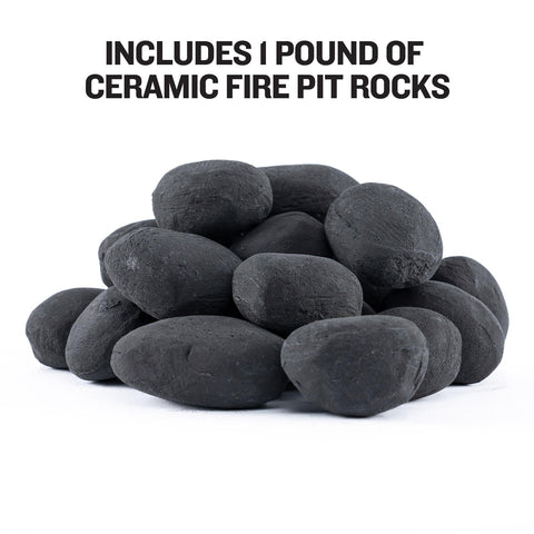Ignik Moon Rocks demonstrate nesting in a FireCan for ambiance.