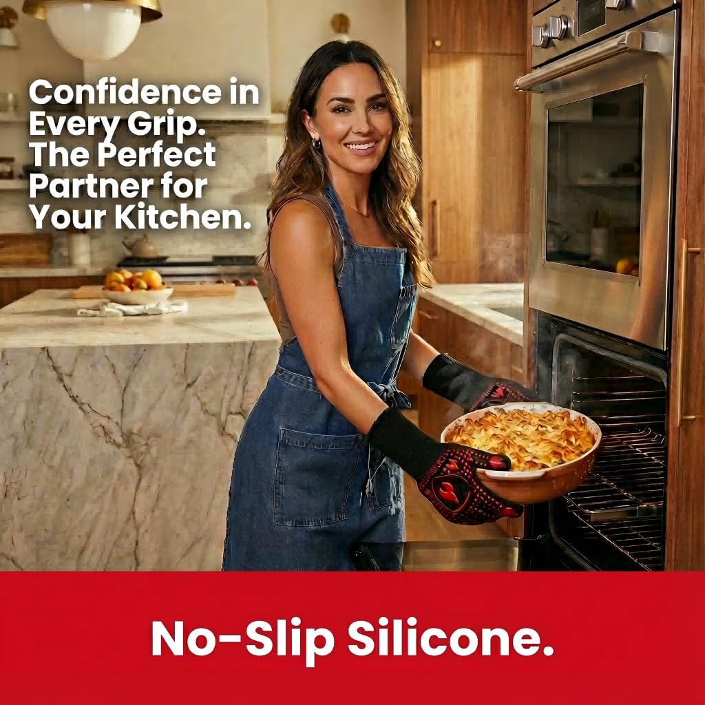 IGNISGUARD multi-purpose gloves for grill, oven, and camping use.