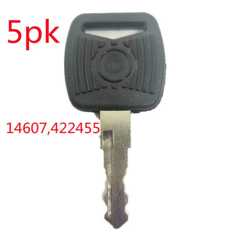 Five keys in a pack ideal for spare sets to minimize downtime