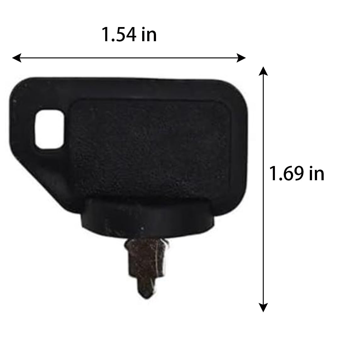 Exmark mower ignition keys close-up showing durable metal construction