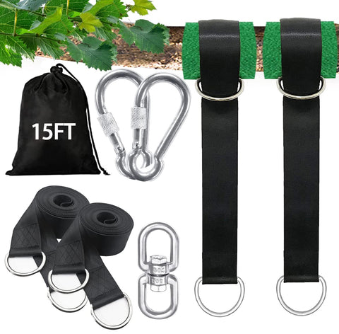 Igolfluck tree swing straps bundle for durable, safe outdoor use