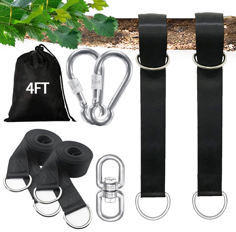 Igolfluck Tree Swing Straps package ready for outdoor setup and storage.