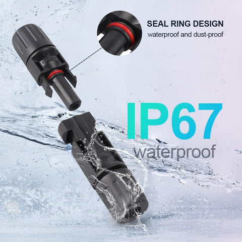 IGOE ip67 solar connector compatible with panels and inverters
