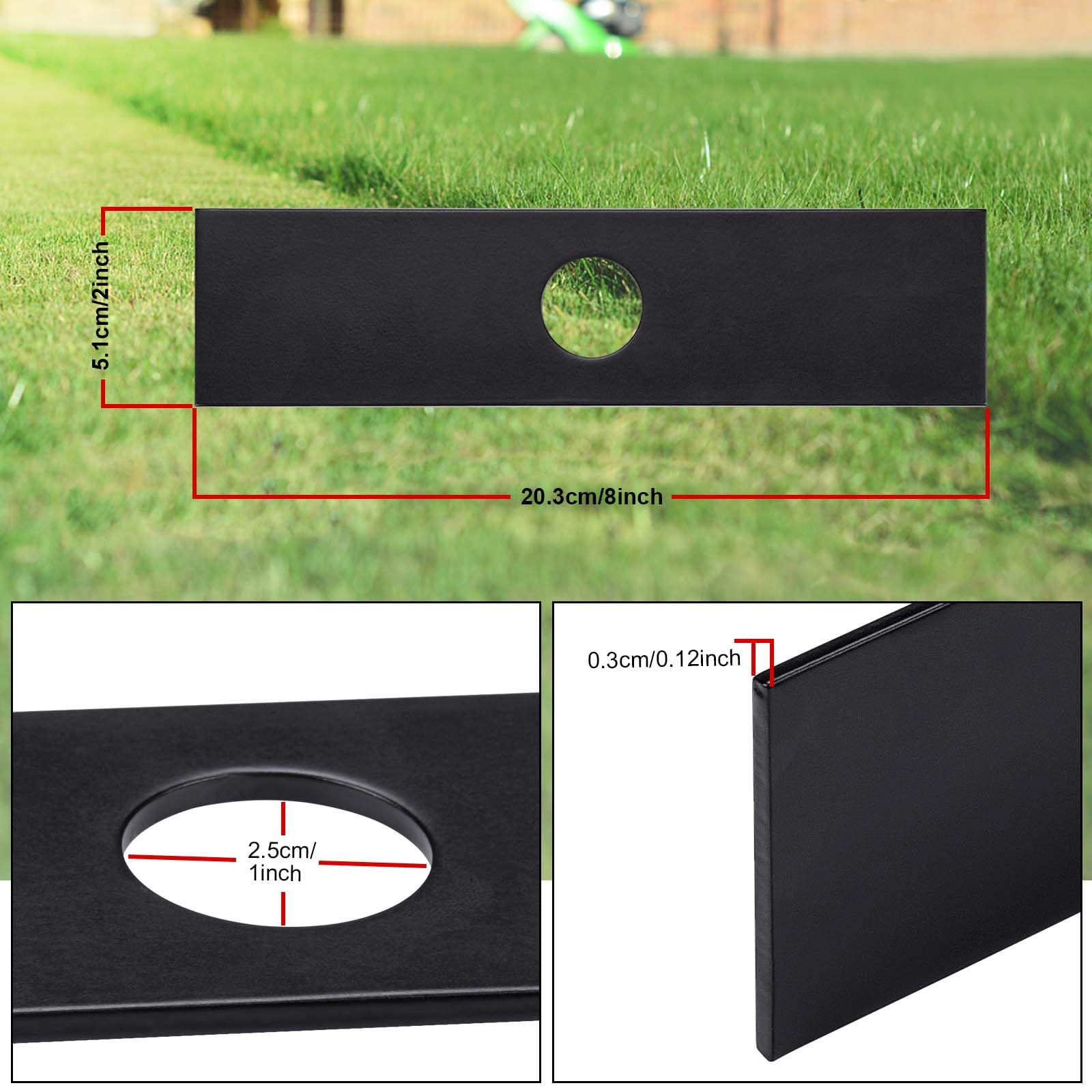 iGreely heavy-duty steel blade close-up for durable edging