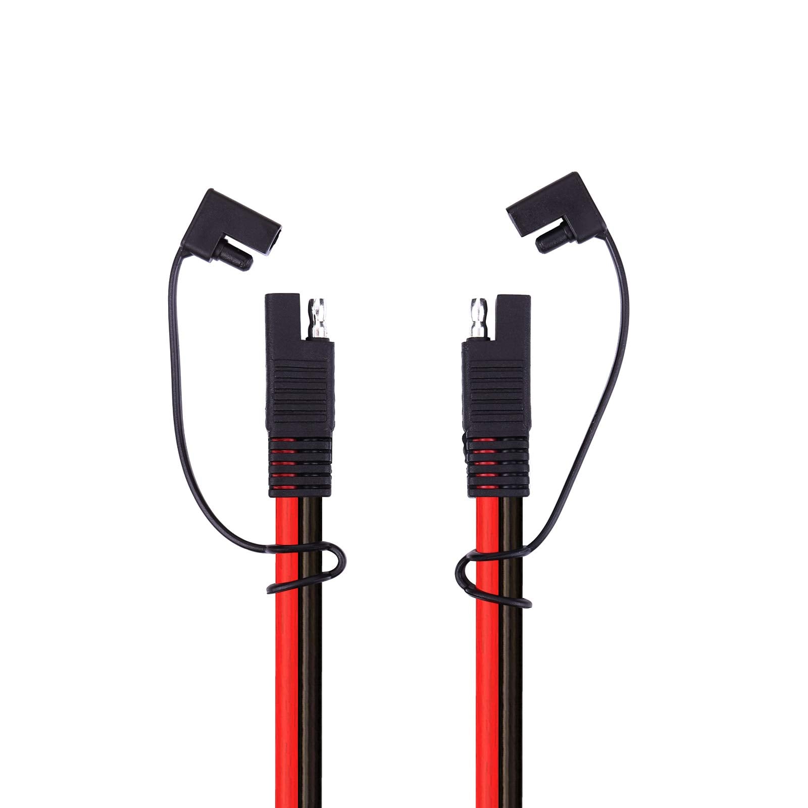 iGreely SAE extension cable 10AWG 1m connects solar panel to battery for efficient charging