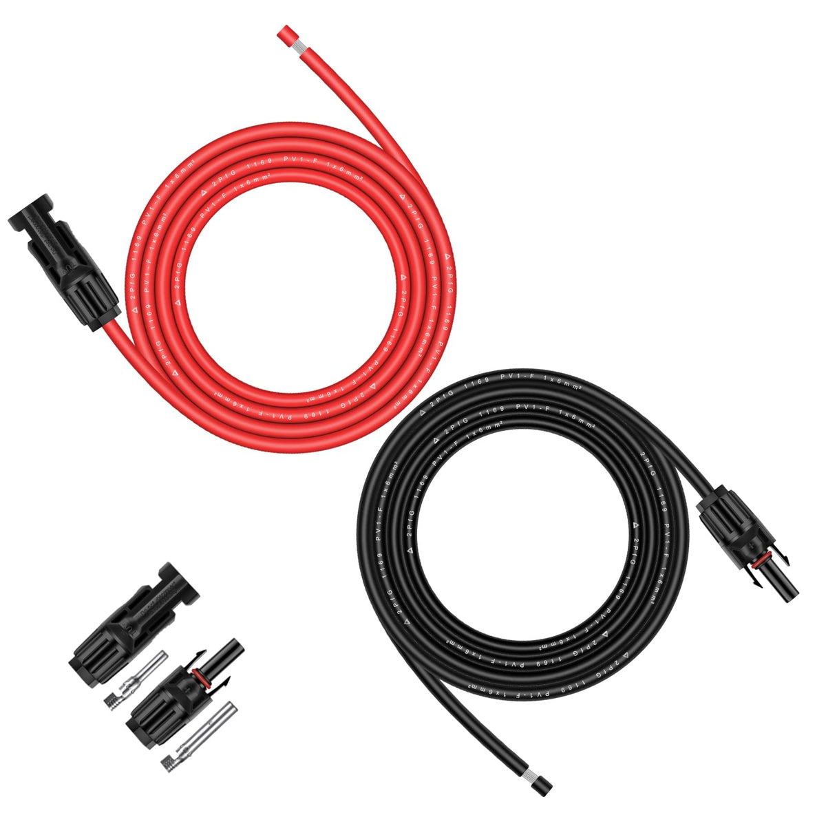 iGreely solar panel extension cable red 10ft for outdoor setups