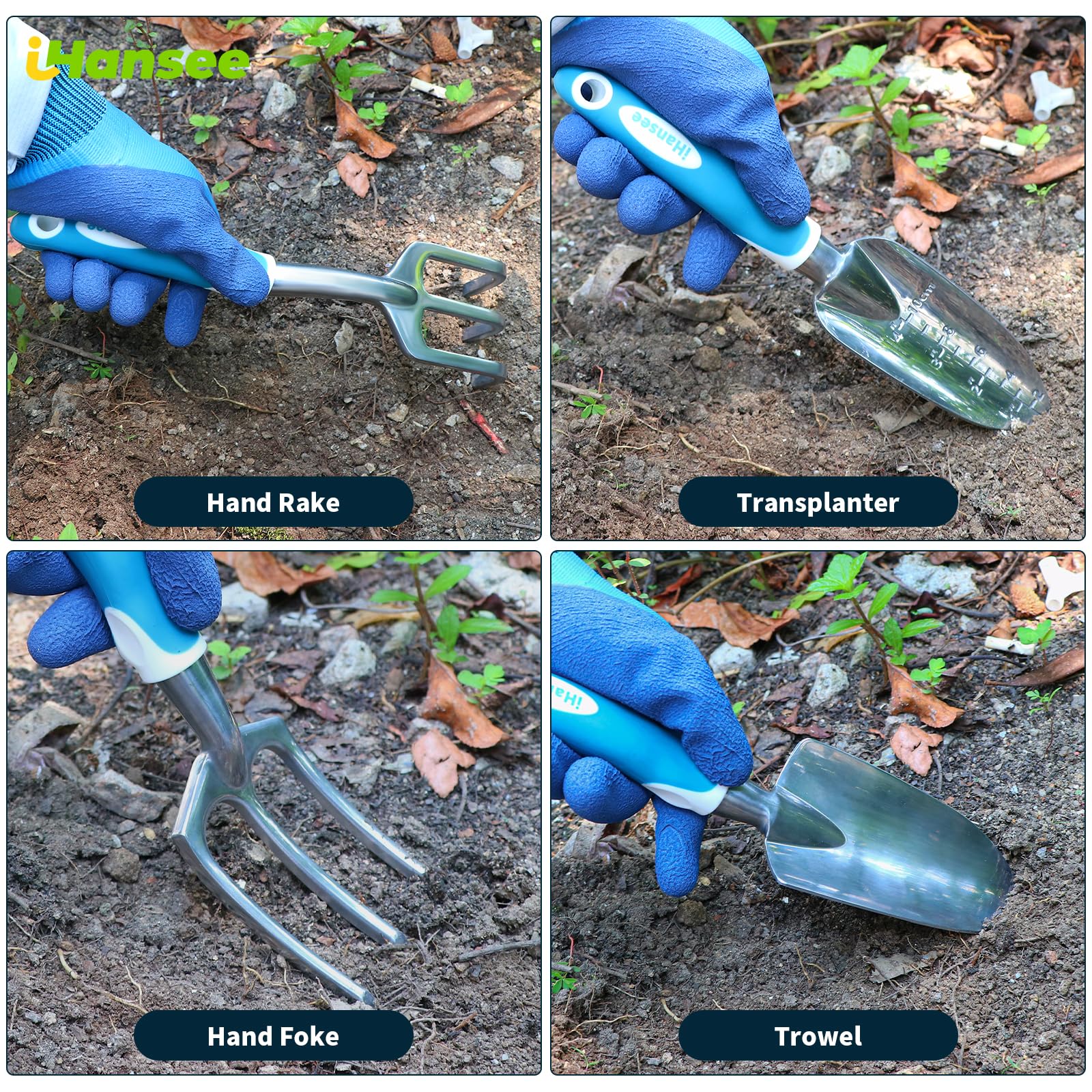 iHansee crack weeder with stainless blade eases deep weeding