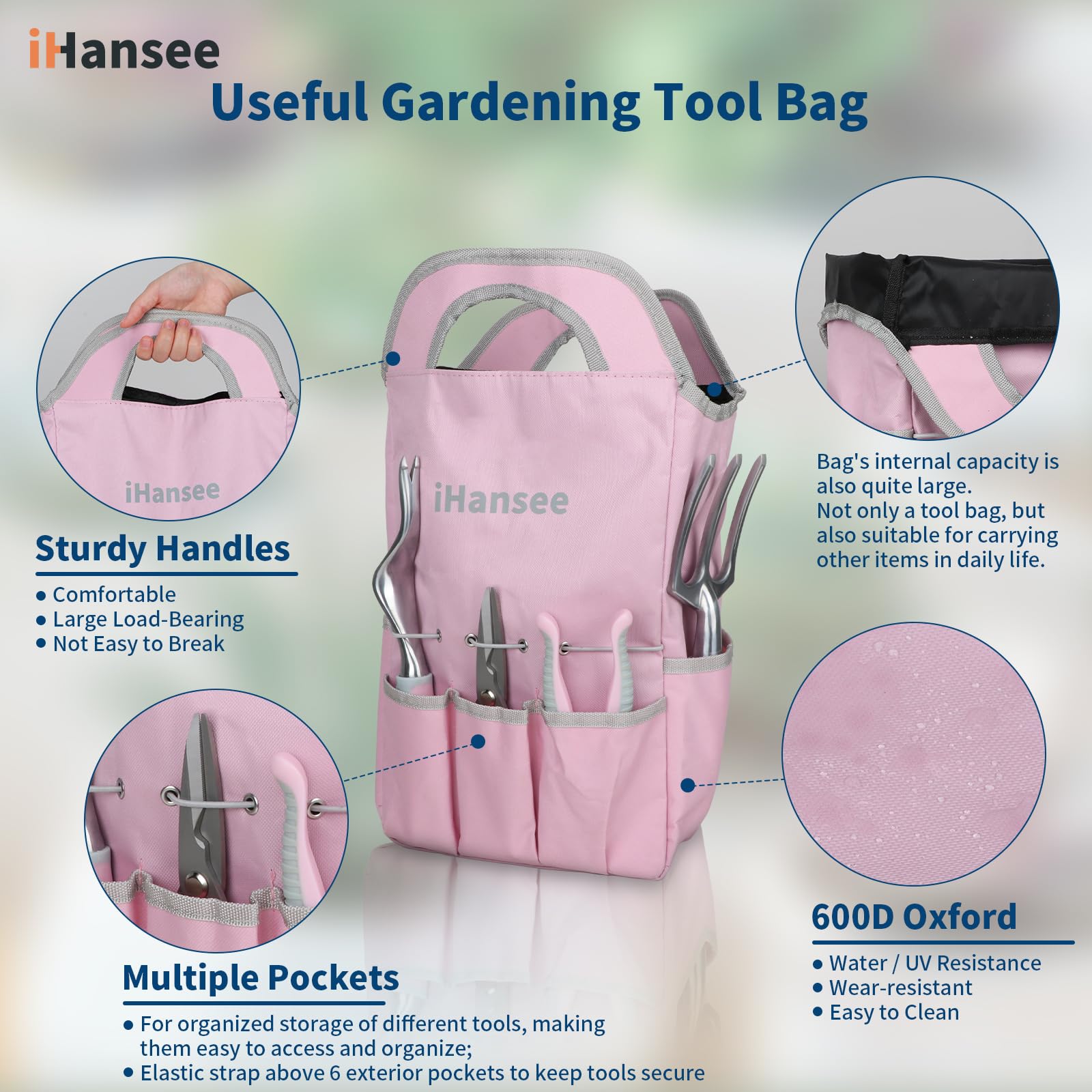 iHansee kneeling pad cushions knees during long planting sessions