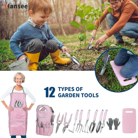 iHansee storage bag with multiple pockets keeps tools within reach