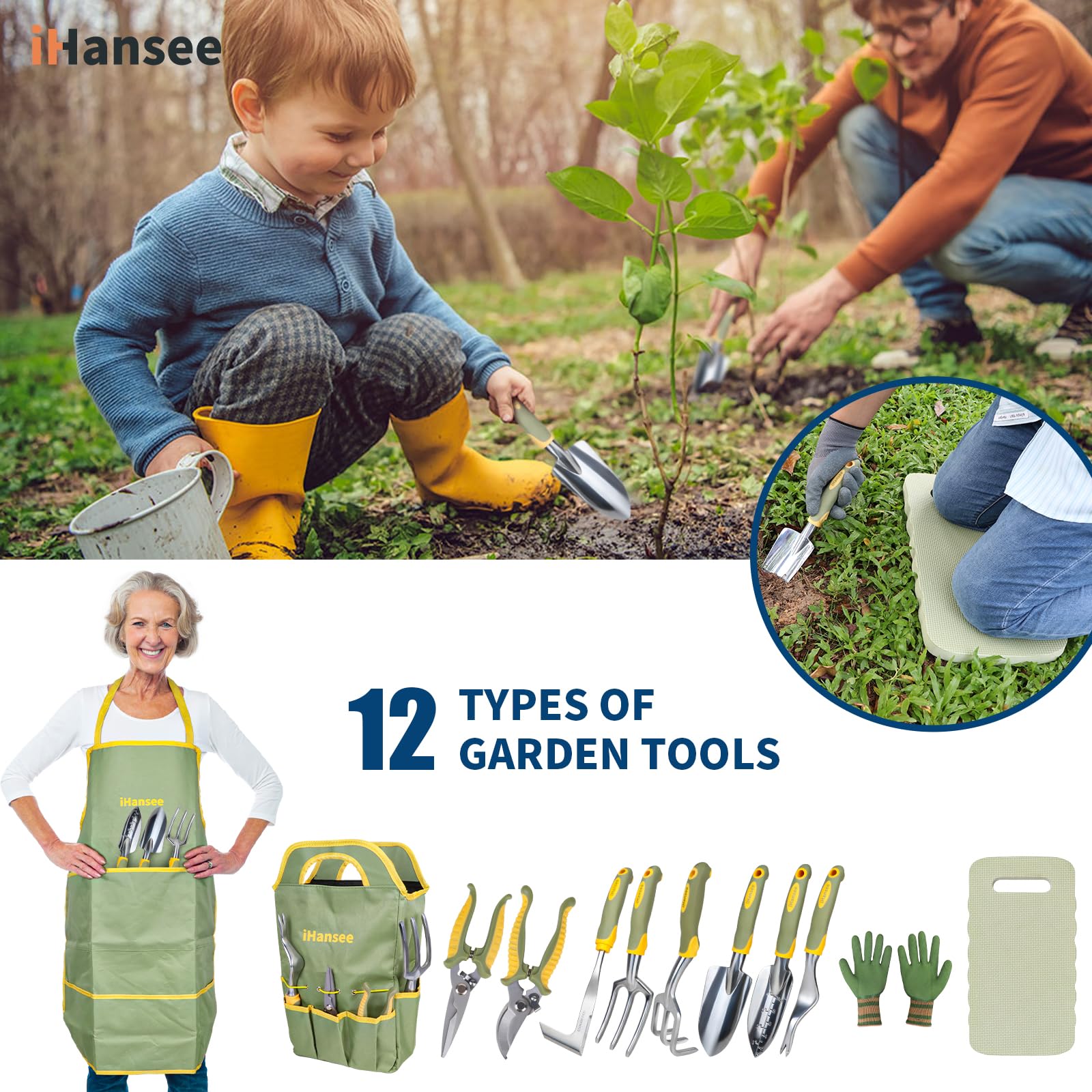 ihansee tote bag—large capacity organizer for tools on the go
