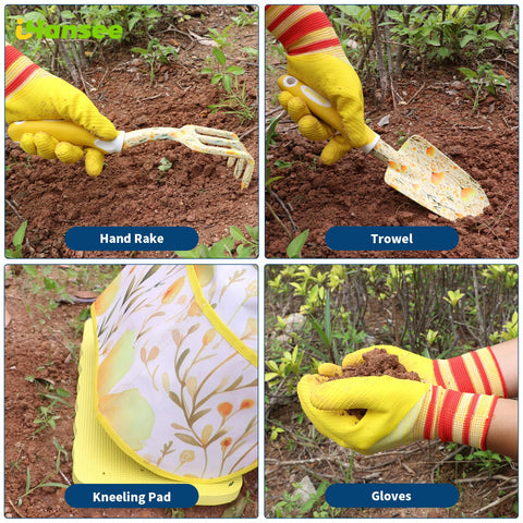 iHansee trowel offers sturdy precision for digging and planting in beds