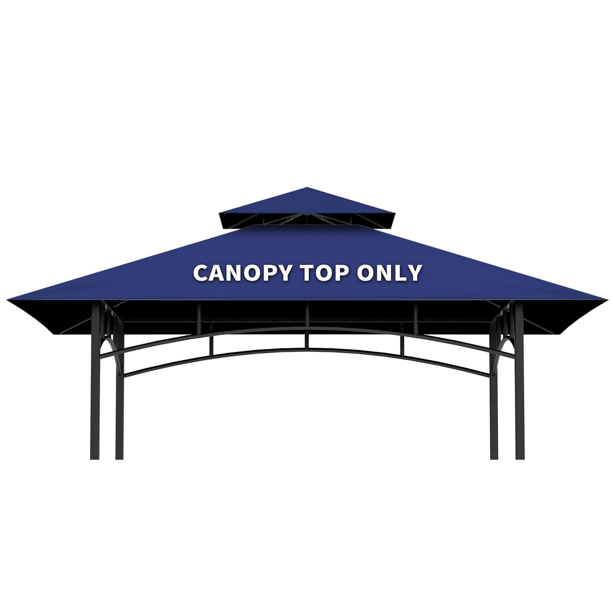 Iheqard grill gazebo canopy blue 5x8 top provides durable outdoor shade.