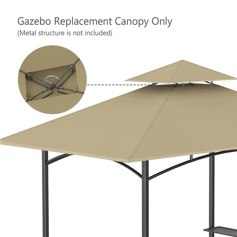 Iheqard replacement canopy aligns with model L-GG001PST-F for seamless fit