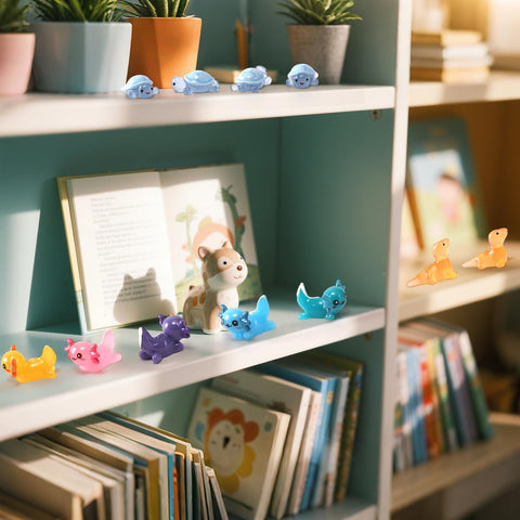 IHFAIO tiny axolotls offering charming textures for kids’ crafts and diorama ideas