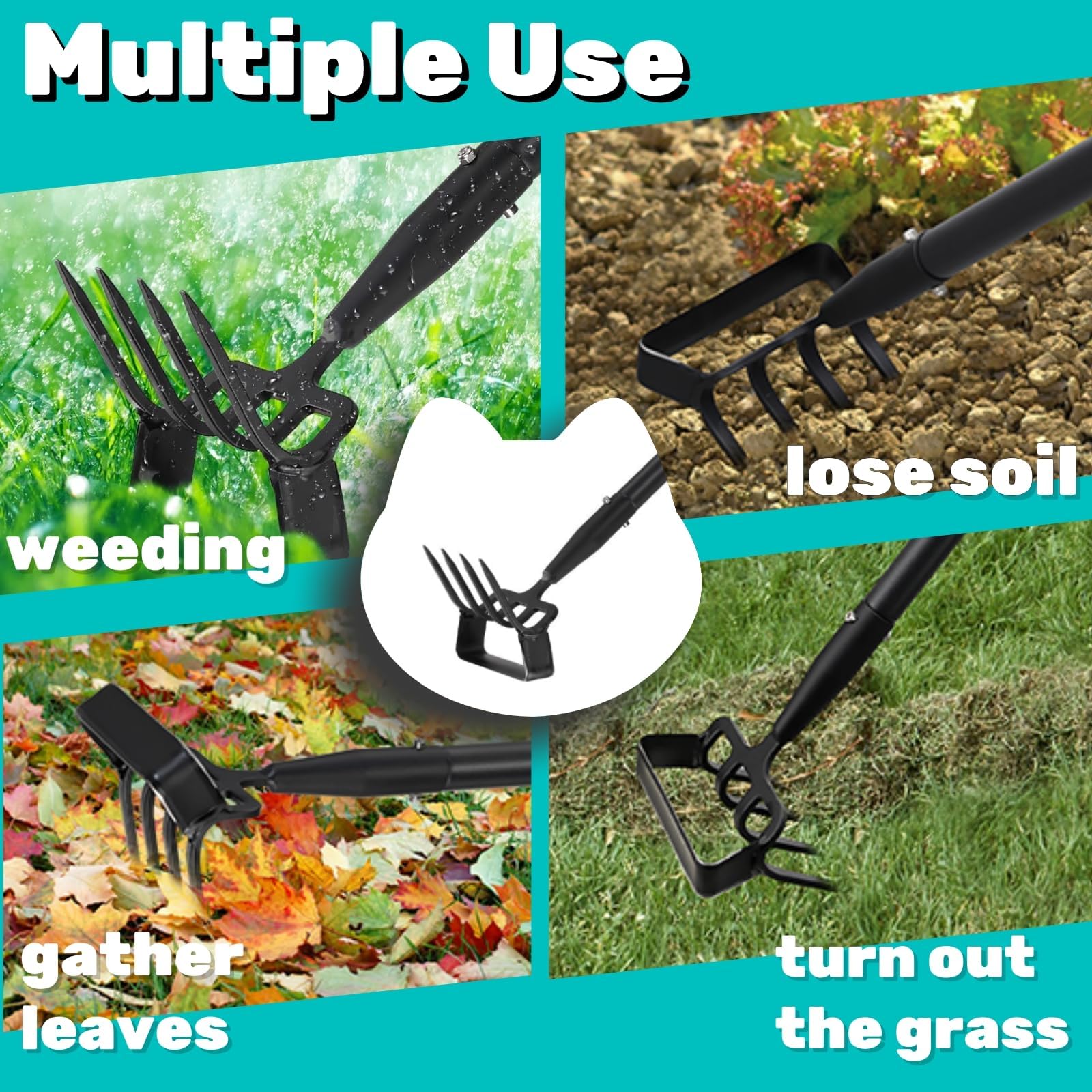 Ihomepark push-pull action design reduces effort while weeding