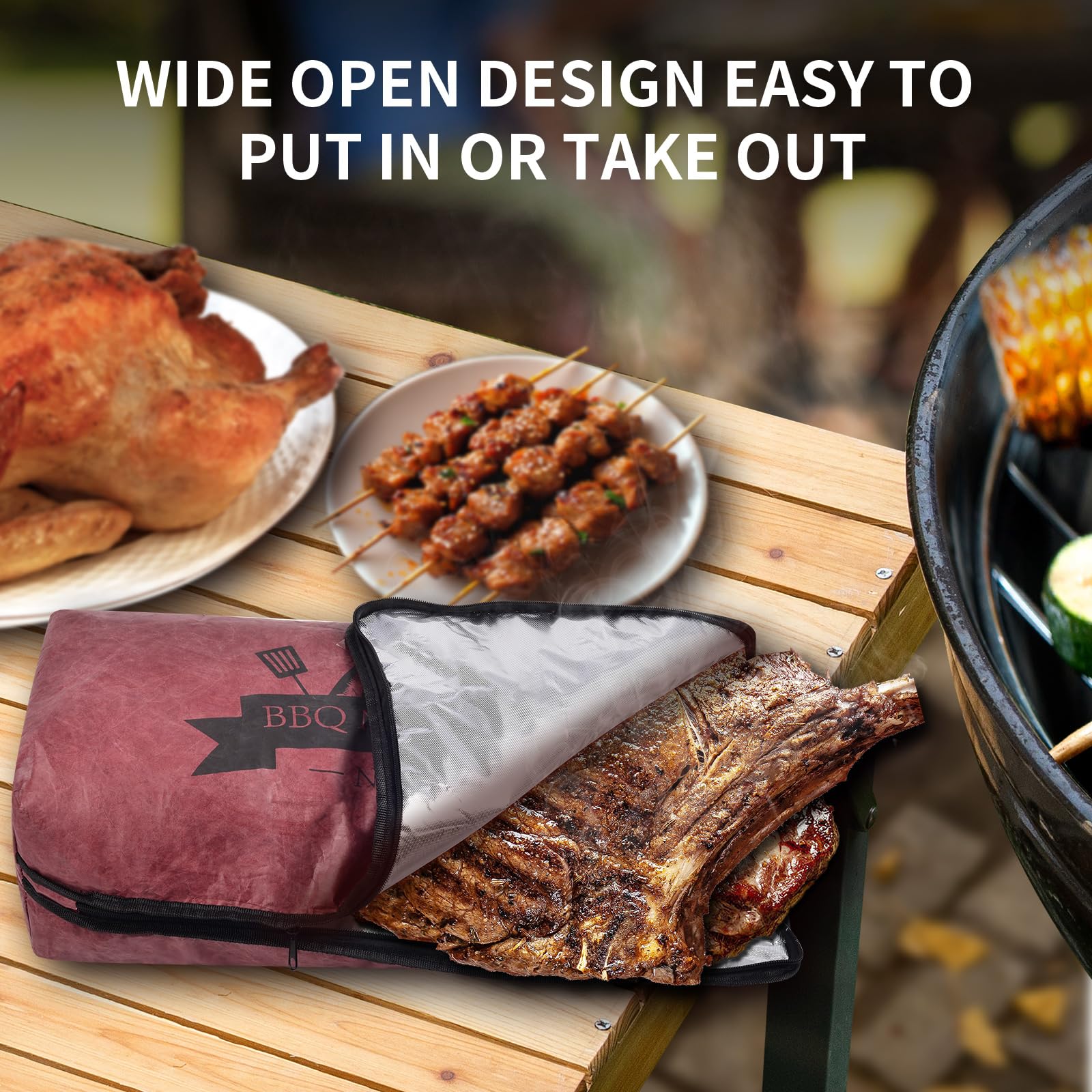 IIFONII BBQ Blanket uses eco-friendly materials for safe, reusable use.