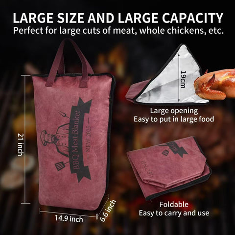 IIFONII BBQ Blanket portable and foldable for on-the-go outdoor meals.