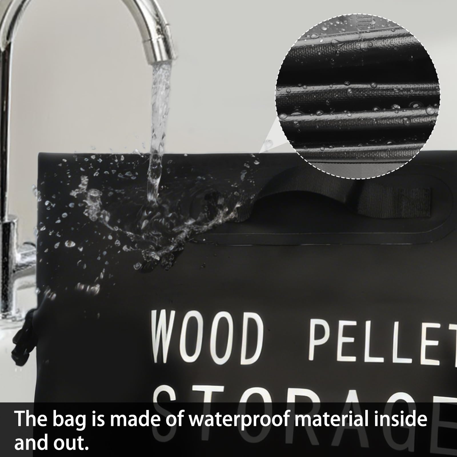 IIIBUMWOW pellet bin label pocket helps identify fuel types quickly