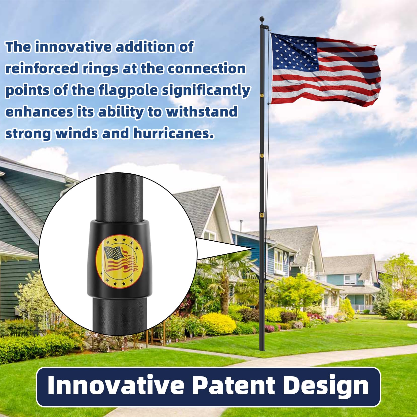 IIOPE 14-gauge aluminum tubing delivering durable, rust-resistant construction