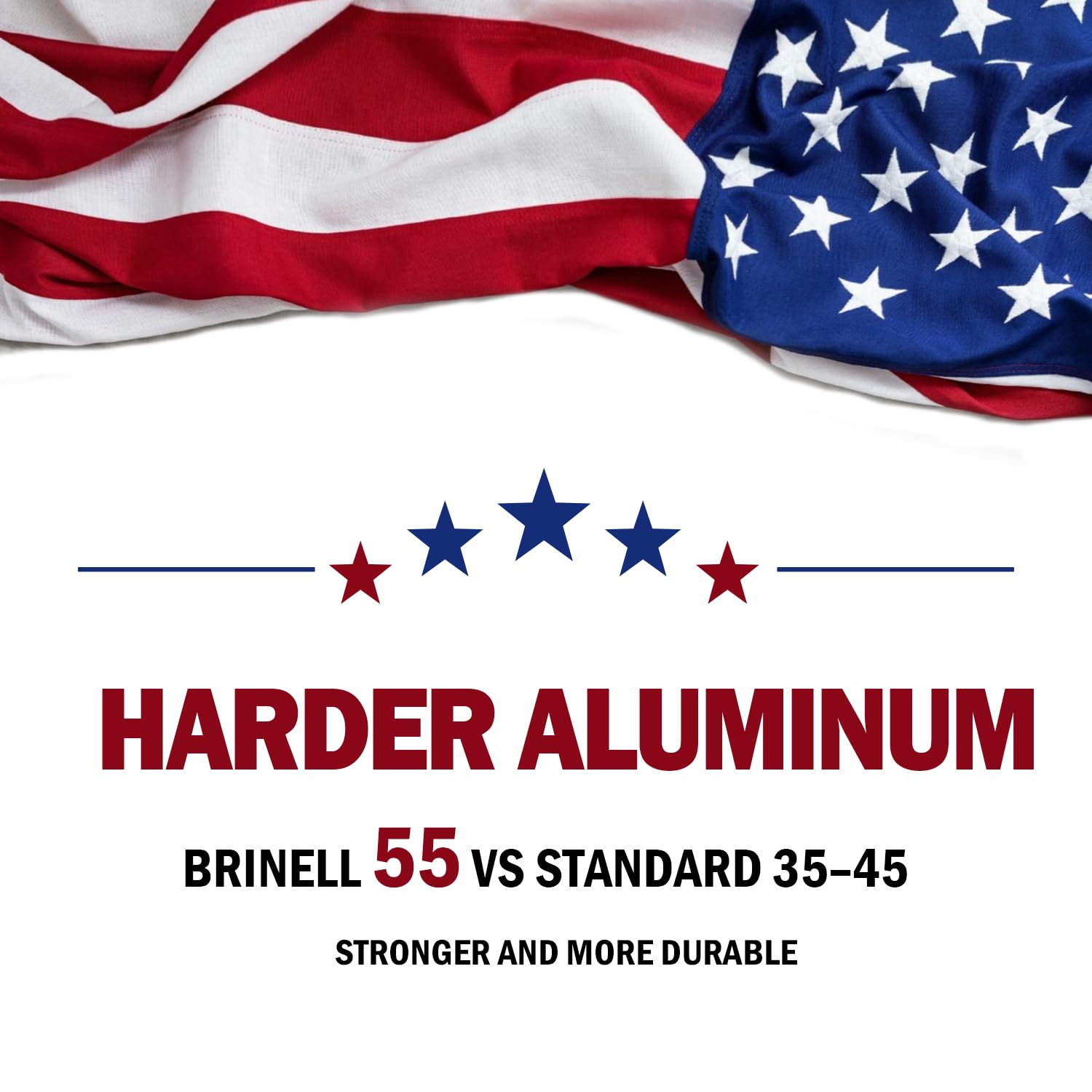 IIOPE high-brinell aluminum strengthens pole durability and stability.