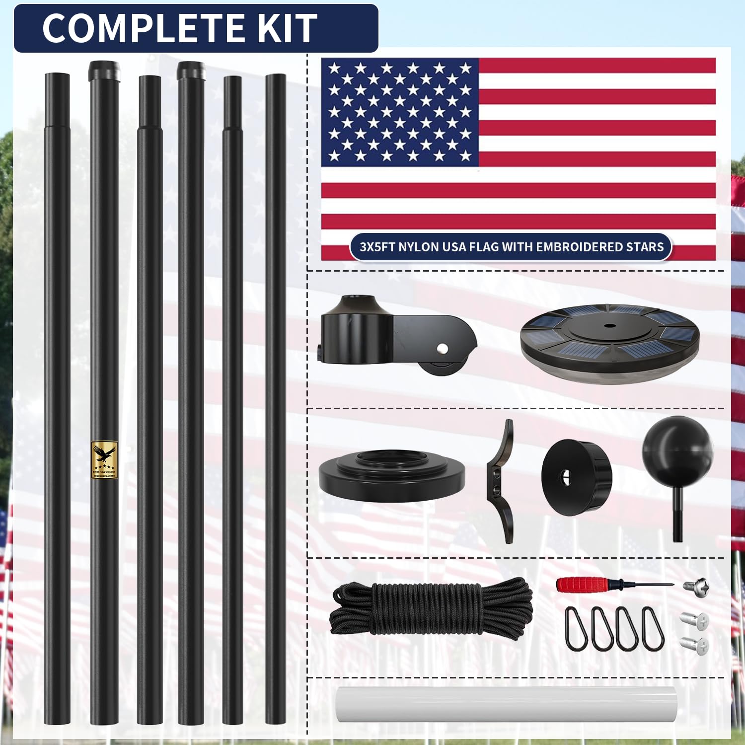 IIOPE installation kit enables quick in-ground setup without professionals.