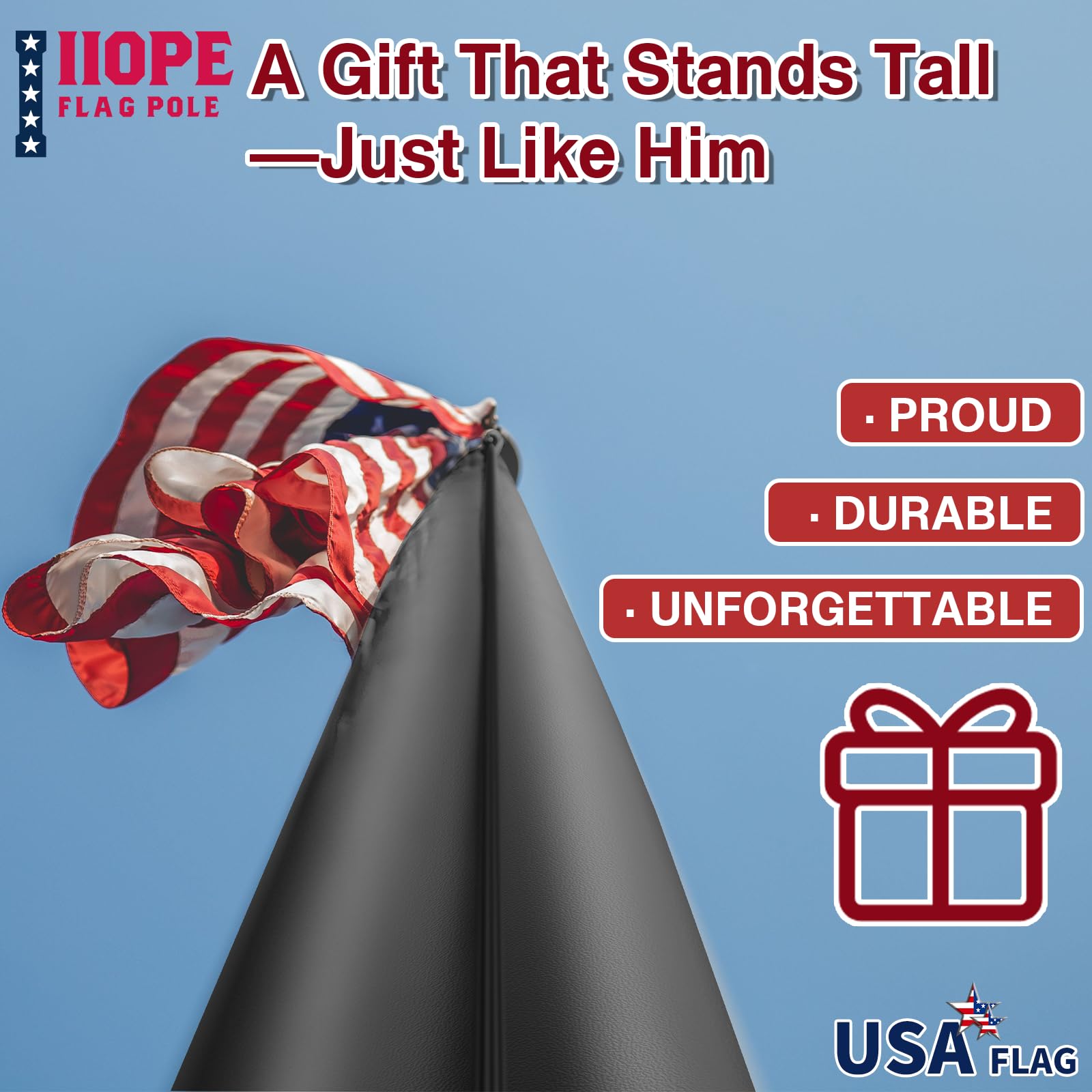 IIOPE premium gift-set packaging emphasizes patriotic gifting.