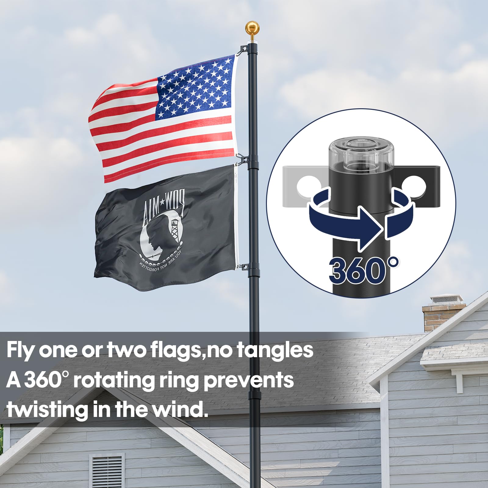 IIOPE USA 3x5ft flag ready for patriotic display