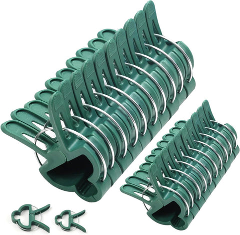 IIT Gentle Plant Clips 1.5-inch close-up provide secure stem support for delicate blooms.