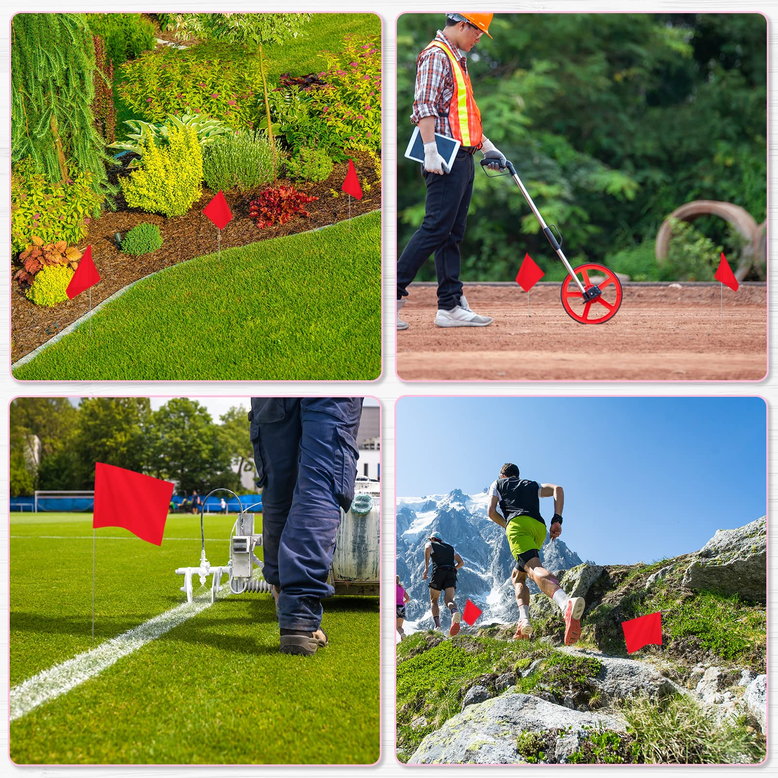 IKAYAS irrigation/sprinkler flags for precise zone marking at a distance