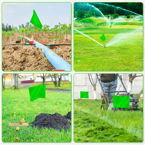 IKAYAS survey flags, weather-resistant and easy to write on for notes.