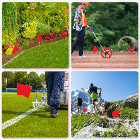 IKAYAS reusable sturdy flags for seasonal garden projects.