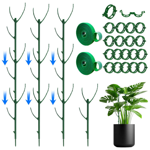 IKKAB stackable monstera stake blends with foliage for discreet support