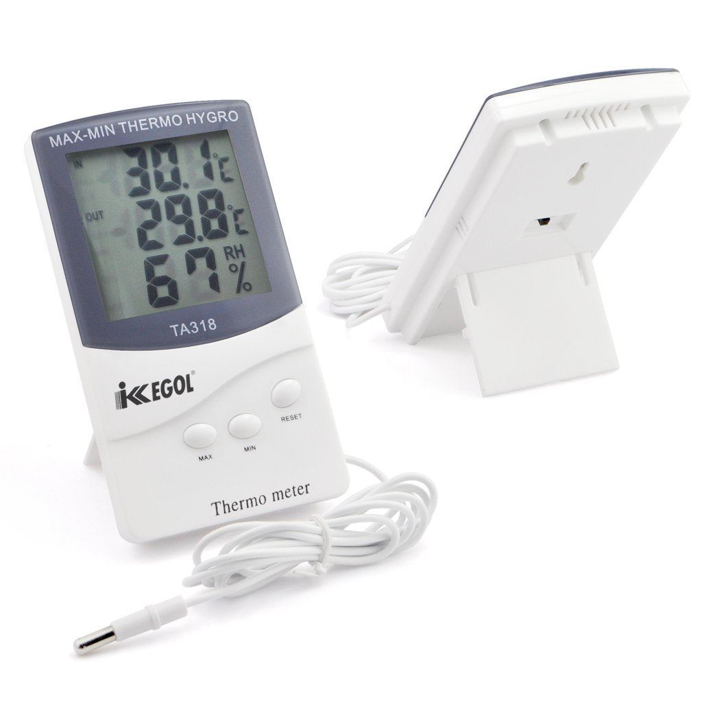 iKKEGOL indoor humidity readings help maintain comfortable environments