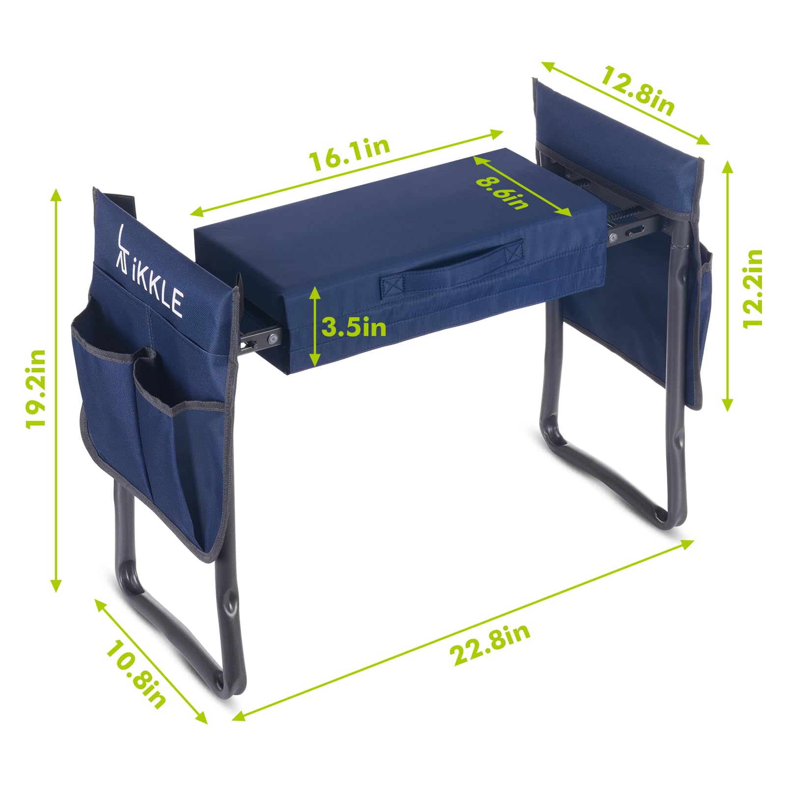 ikkel detachable kneeling pad provides soft cushioning during kneeling tasks