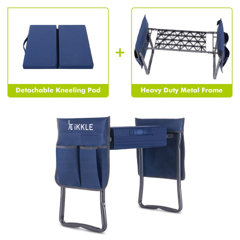 ikkel foldable garden kneeler saves space and stores easily