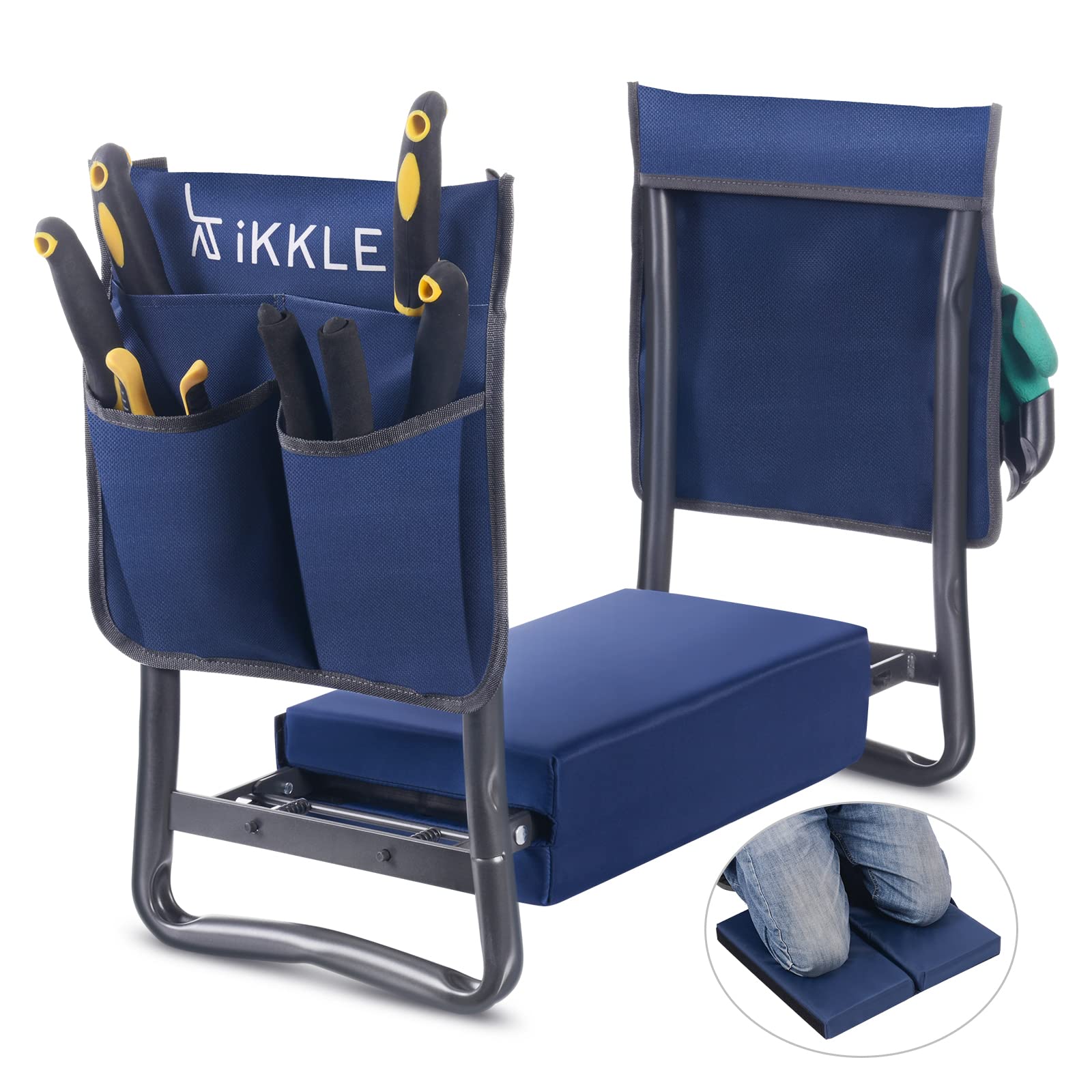 ikkel heavy duty garden kneeler seat visual for sturdy support and extended sessions