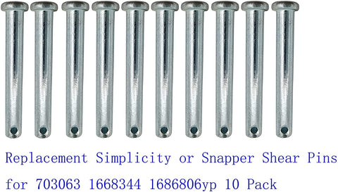 IKSI replacement pins for listed models ensure quick repairs.