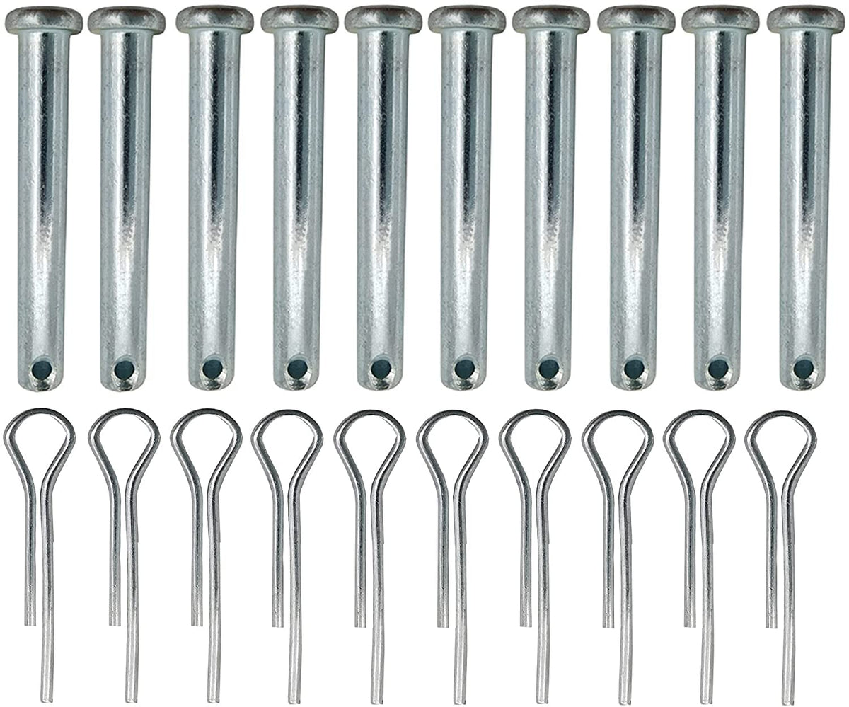 IKSI shear pins 10-pack closeup for quick snowblower repairs.