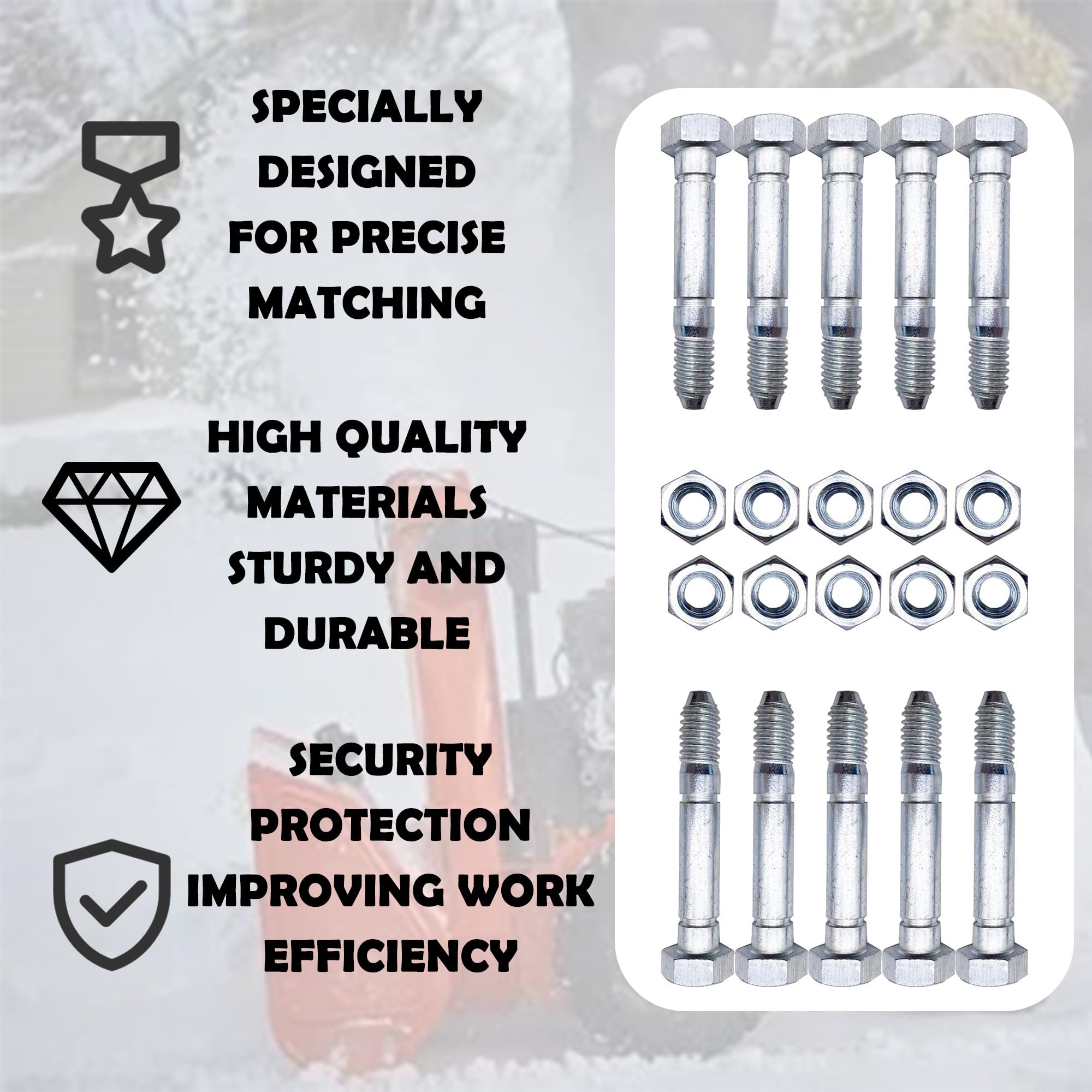 IKSI pins image shows 1-9/16 inch overall length and 1/4 inch threads.