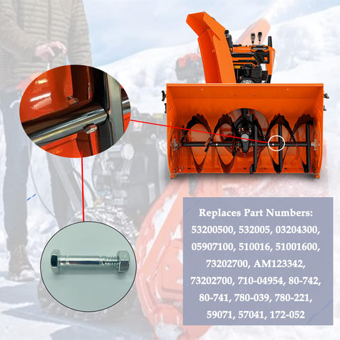 IKSI pins fitting Ariens and Jacobsen machines ensure reliable replacements for ongoing snow removal.