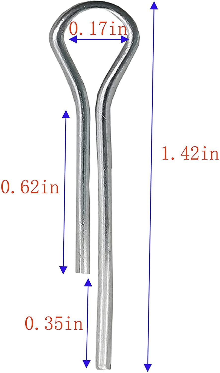 IKSI snowthrower pin fit showing compatibility with Snapper and John Deere models.