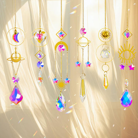 ilclviz car pendant sun catcher adds charm to your car mirror