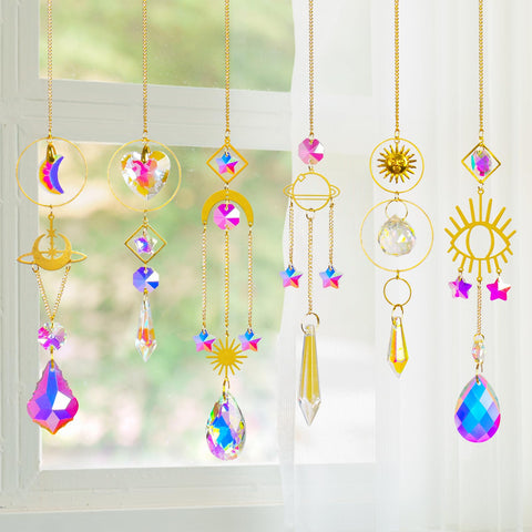 ilclviz rainbow garden suncatcher bright color accents in sun