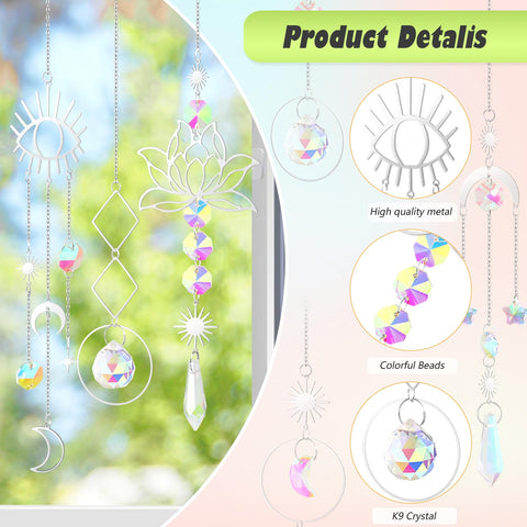 ilclviz suncatcher chain hanging adds elegant sparkle to any window.