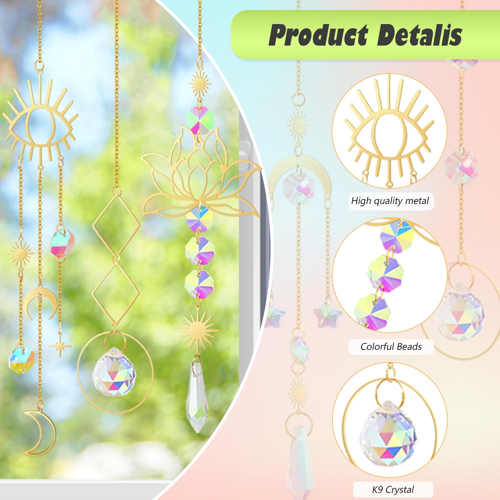 ilclviz suncatcher elegant decor accessory for versatile spaces