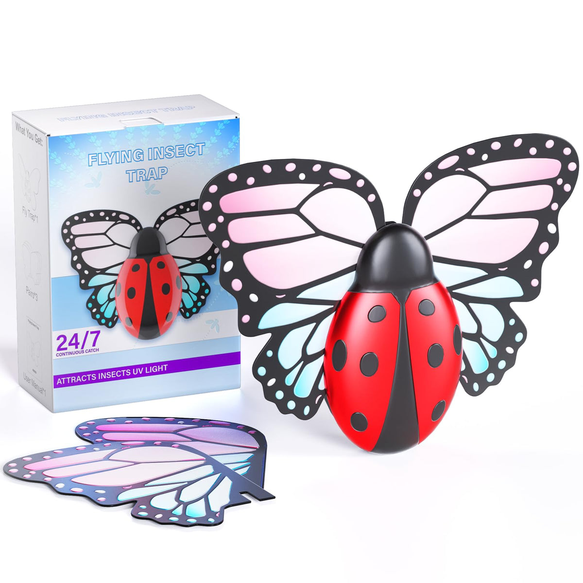 ILCPP flying insect trap indoor captures flies overnight for a pest-free room